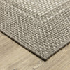 Oriental Weavers Caicos CA03N Grey/Grey Area Rug Corner Image