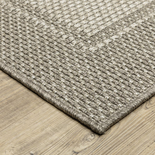 Oriental Weavers Caicos CA03N Grey/Grey Area Rug Corner Image
