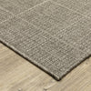 Oriental Weavers Caicos CA04B Grey/Grey Area Rug Corner Image