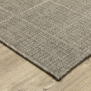 Oriental Weavers Caicos CA04B Grey/Grey Area Rug Corner Image