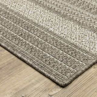 Oriental Weavers Caicos CA06A Grey/Grey Area Rug Corner Image