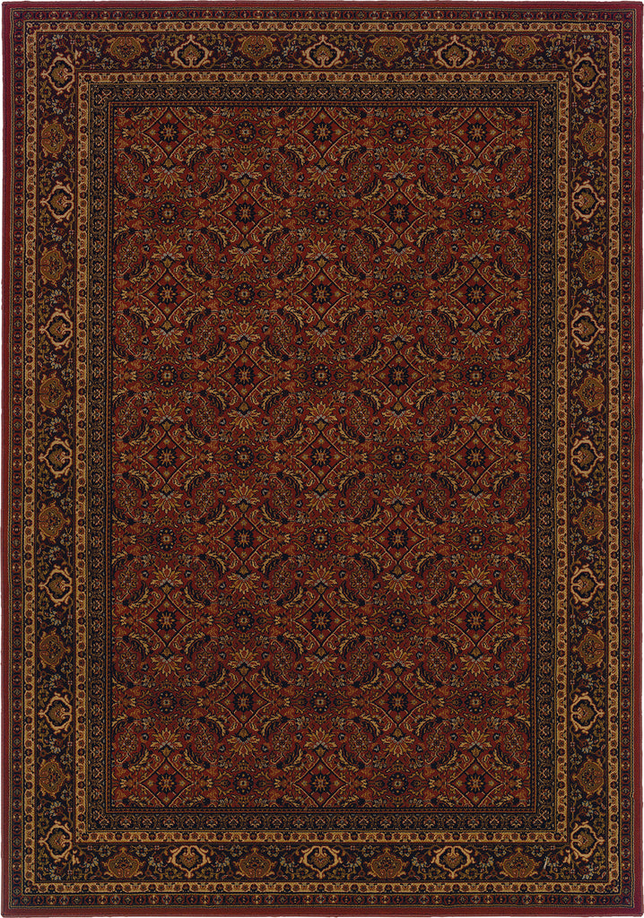 Oriental Weavers Cambridge 180C2 Red/Black Area Rug main image