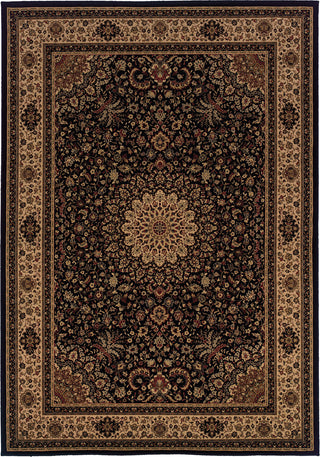 Oriental Weavers Cambridge 195N2 Black/Ivory Area Rug main image