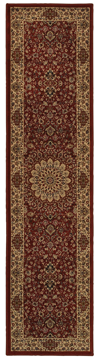 Oriental Weavers Cambridge 195R2 Red/Ivory Area Rug 1'10 X  7' 6