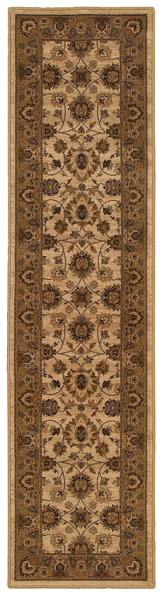 Oriental Weavers Cambridge 530W2 Ivory/Blue Area Rug 1'10 X 7' 6 Runner