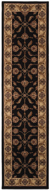Oriental Weavers Cambridge 531Q2 Black/Ivory Area Rug 1'10 X  7' 6