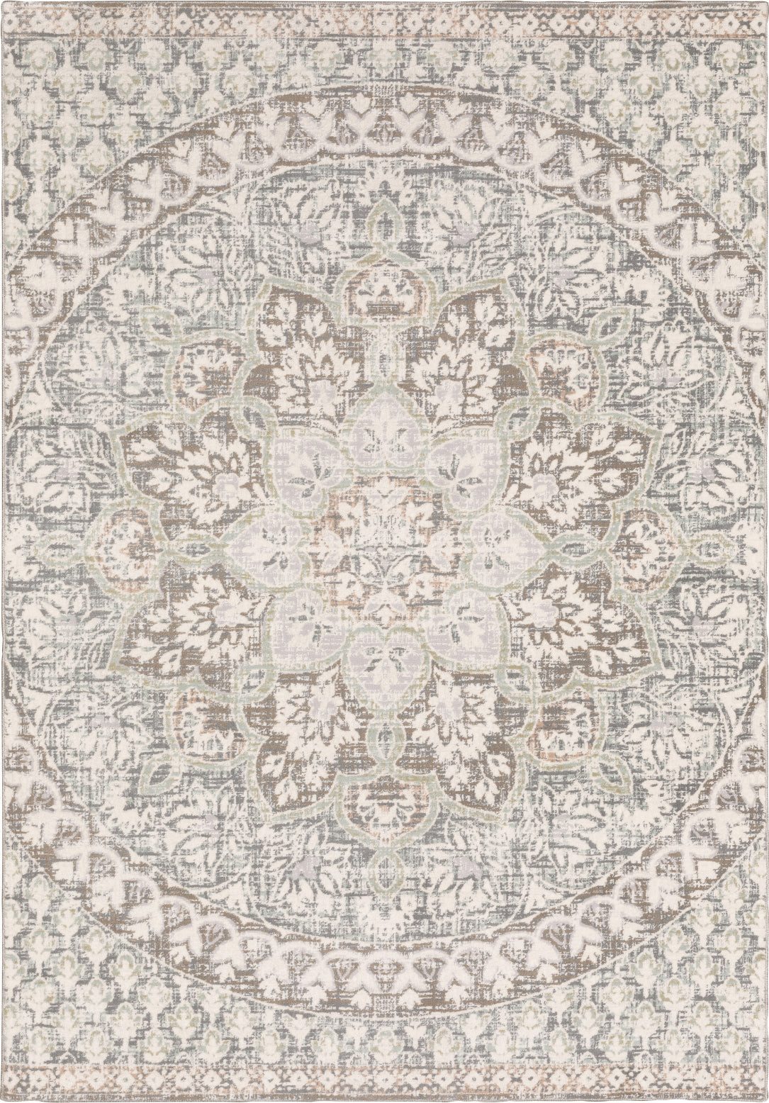 Oriental Weavers Capistrano 517B1 Ivory/Grey Area Rug main image Featured