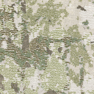 Oriental Weavers Caravan 2061W Beige/ Green Area Rug Close-up Image