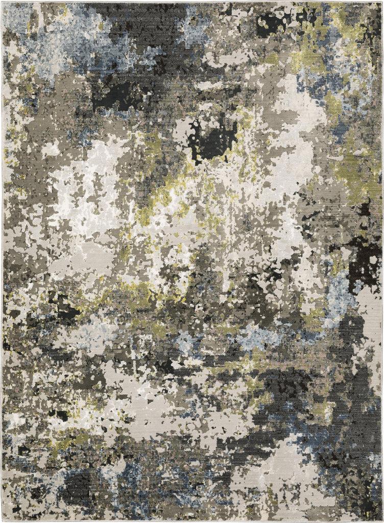 Oriental Weavers Caravan 502Z8 Grey/ Green Area Rug Main Image