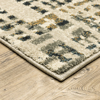 Oriental Weavers Carson 0748F Beige/ Multi Area Rug Corner Image
