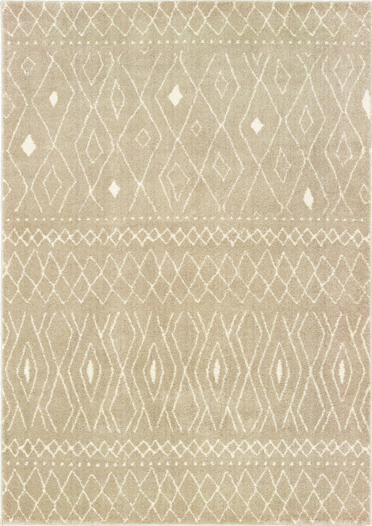 Oriental Weavers Carson 9665B Sand Ivory Area Rug main image