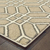Oriental Weavers Carson 9669D Sand Ivory Area Rug Corner Featured