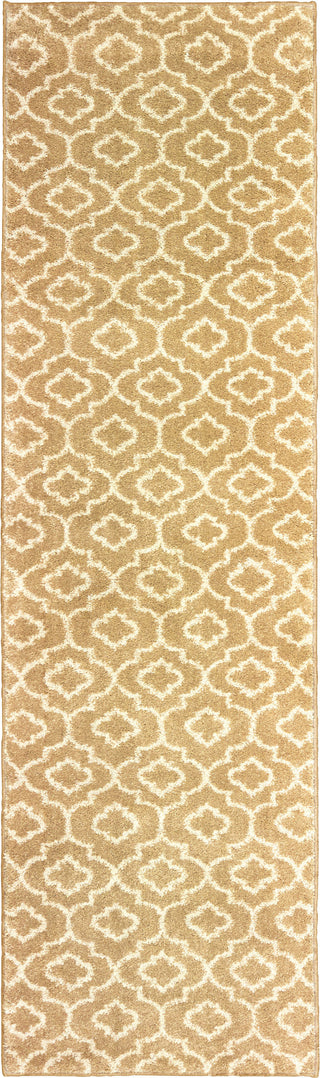 Oriental Weavers Carson 9672E Gold Ivory Area Rug Runner Image