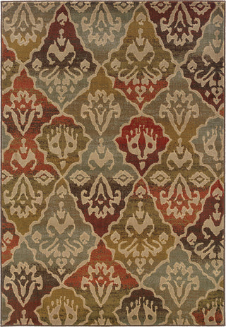 Oriental Weavers Casablanca 4442C Multi/Beige Area Rug main image featured