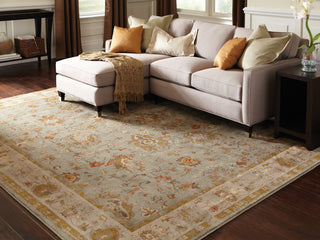 Oriental Weavers Casablanca 4446C Blue/Ash Area Rug RoomScene Feature