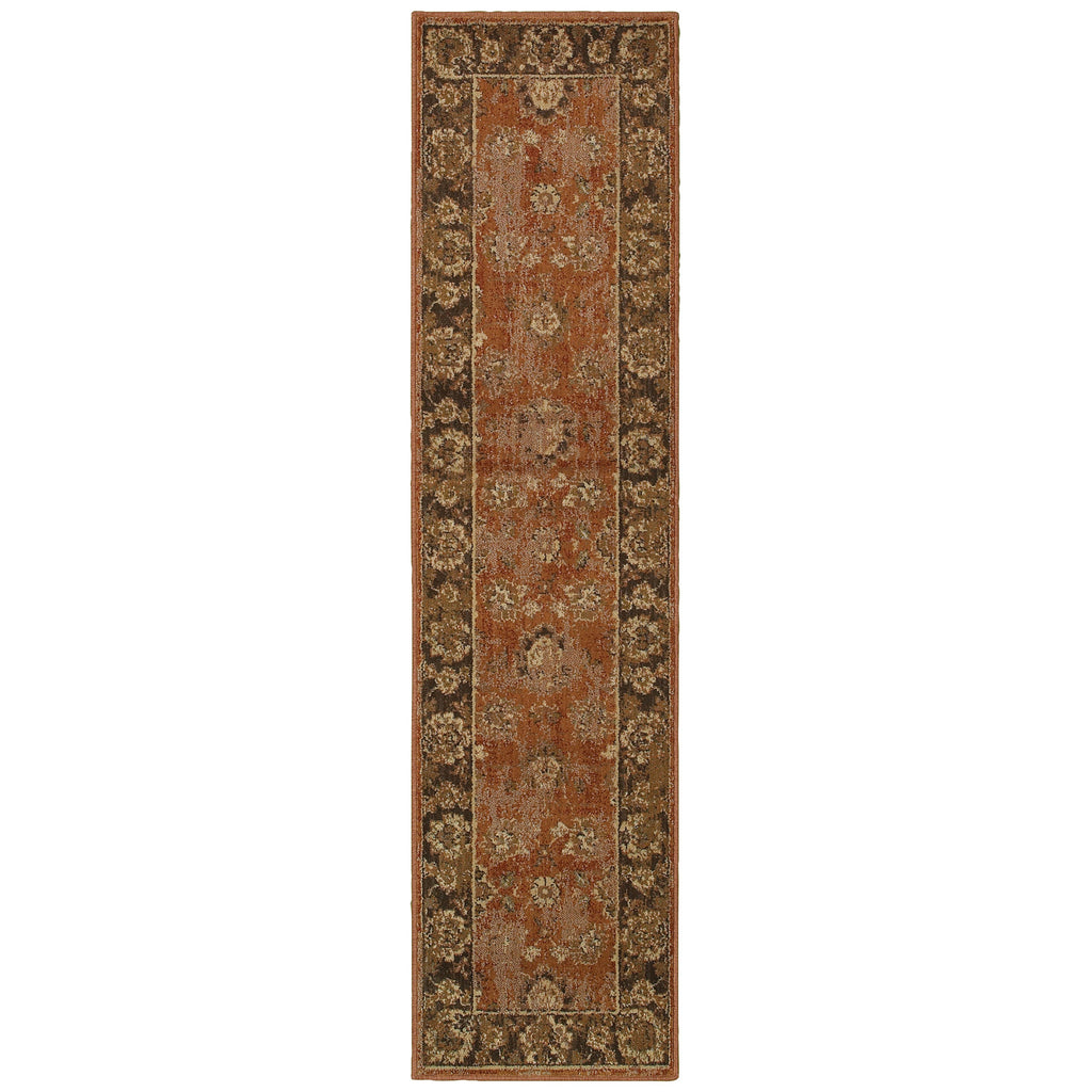 Oriental Weavers Casablanca 4465E Orange/Mink Area Rug – Incredible ...