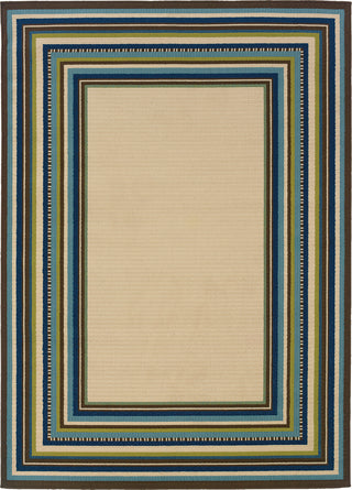 Oriental Weavers Caspian 1003X Ivory/Blue Area Rug main image