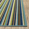 Oriental Weavers Caspian 1004X Blue/Brown Area Rug Corner Image