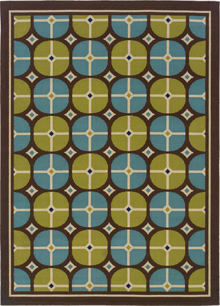 Oriental Weavers Caspian 1447X Brown/Blue Area Rug main image