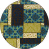 Oriental Weavers Caspian 3066V Brown/Blue Area Rug 7'10 Round