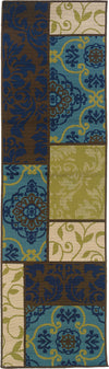 Oriental Weavers Caspian 3066V Brown/Blue Area Rug Runner