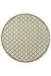 Oriental Weavers Caspian 6997Y Ivory/Blue Area Rug 7'10 Round