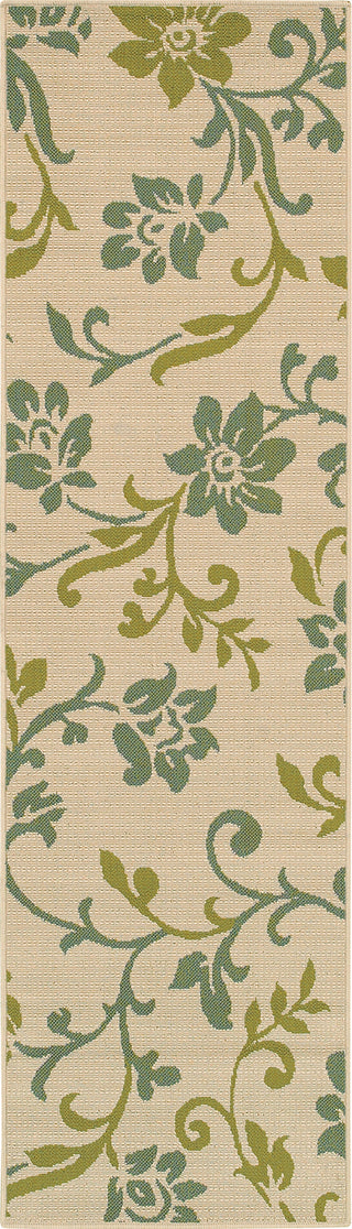 Oriental Weavers Caspian 7991J Ivory/Green Area Rug Runner