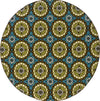Oriental Weavers Caspian 8328L Blue/Brown Area Rug 7'10 Round