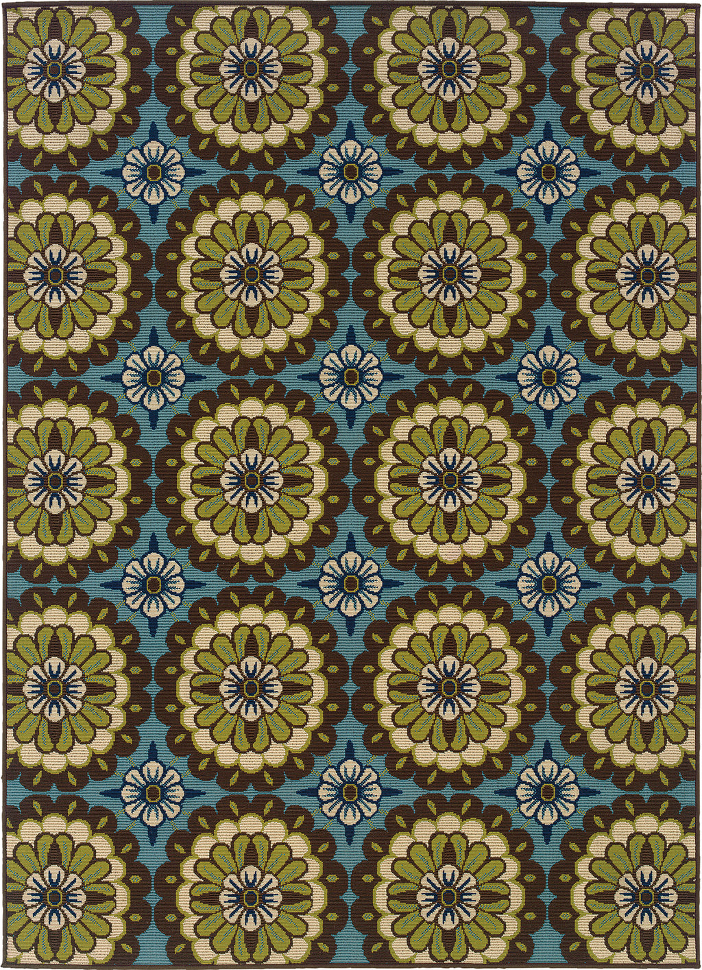 Oriental Weavers Caspian 8328L Blue/Brown Area Rug main image featured