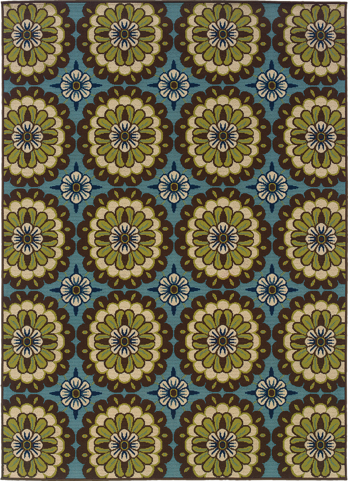 Oriental Weavers Caspian 8328L Blue/Brown Area Rug main image featured
