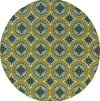 Oriental Weavers Caspian 8328W Green/Ivory Area Rug 7'10 Round