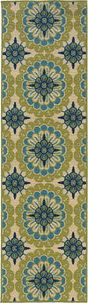 Oriental Weavers Caspian 8328W Green/Ivory Area Rug Runner