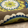 Oriental Weavers Caspian 859D6 Brown/Green Area Rug Close-up Image