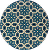 Oriental Weavers Caspian 969W6 Ivory/Blue Area Rug 7'10 Round