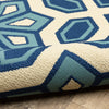 Oriental Weavers Caspian 969W6 Ivory/Blue Area Rug Close-up Image