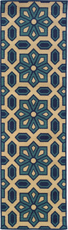 Oriental Weavers Caspian 969W6 Ivory/Blue Area Rug Runner