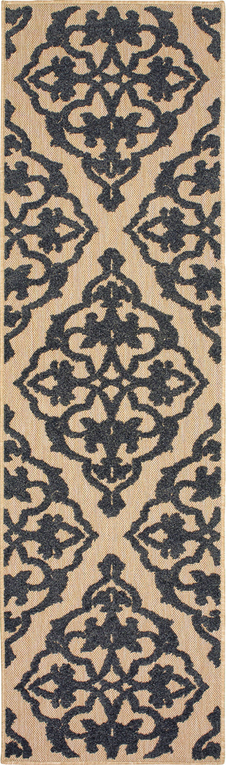 Oriental Weavers Cayman 001B9 Sand/ Charcoal Area Rug Runner