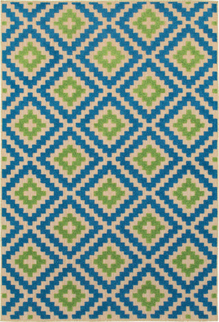 Oriental Weavers Cayman 2063Z Sand/ Blue Area Rug main image featured