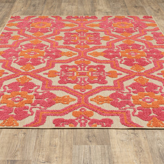 Oriental Weavers Cayman 2541V Sand/ Pink Area Rug Alternate Image