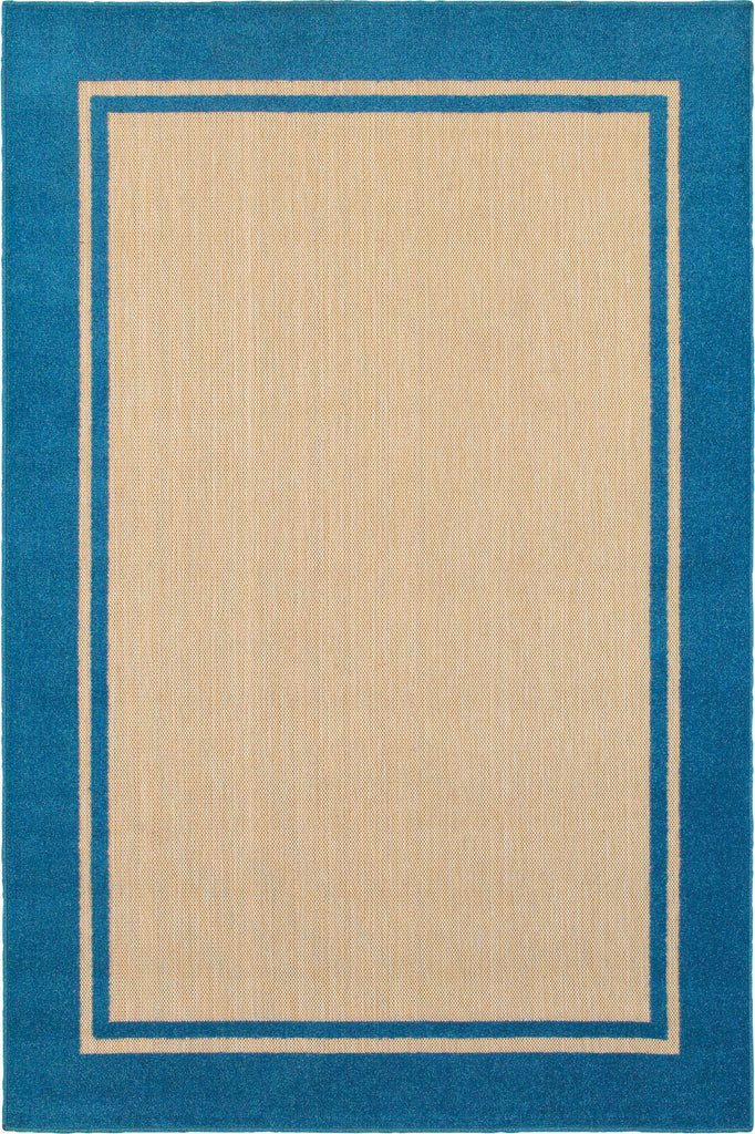 Oriental Weavers Cayman 5594B Sand/ Blue Area Rug main image Featured