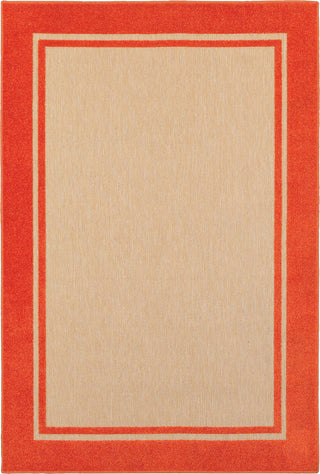 Oriental Weavers Cayman 5594Q Sand/ Orange Area Rug main image featured