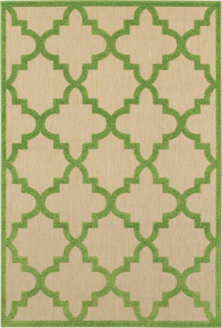 Oriental Weavers Cayman 660F9 Sand/ Green Area Rug main image featured