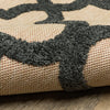 Oriental Weavers Cayman 660N9 Sand/ Charcoal Area Rug Close-up Image