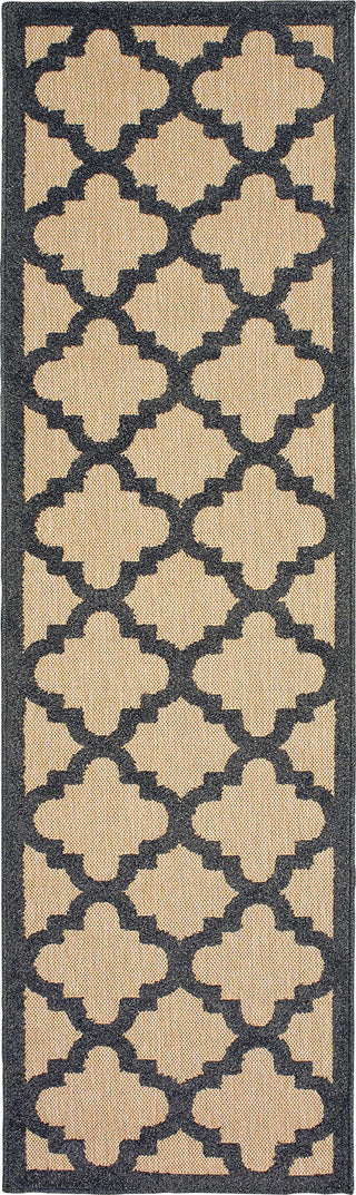 Oriental Weavers Cayman 660N9 Sand/ Charcoal Area Rug Runner