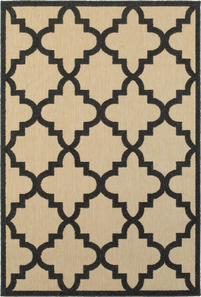 Oriental Weavers Cayman 660N9 Sand/ Charcoal Area Rug main image