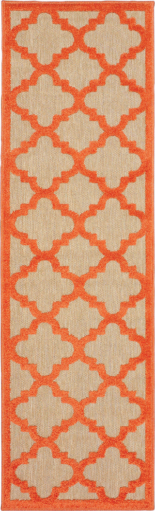 Oriental Weavers Cayman 660O9 Sand/ Orange Area Rug Runner