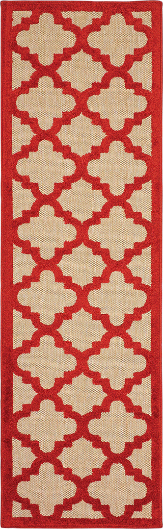 Oriental Weavers Cayman 660R9 Sand/ Red Area Rug Runner