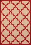 Oriental Weavers Cayman 660R9 Sand/ Red Area Rug main image featured