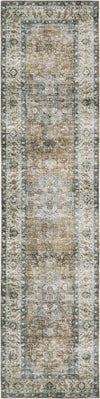 Oriental Weavers Charleston CHA02 Blue/Gold Area Rug Runner Image