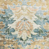 Oriental Weavers Charleston CHA02 Blue/Gold Area Rug Close-up Image